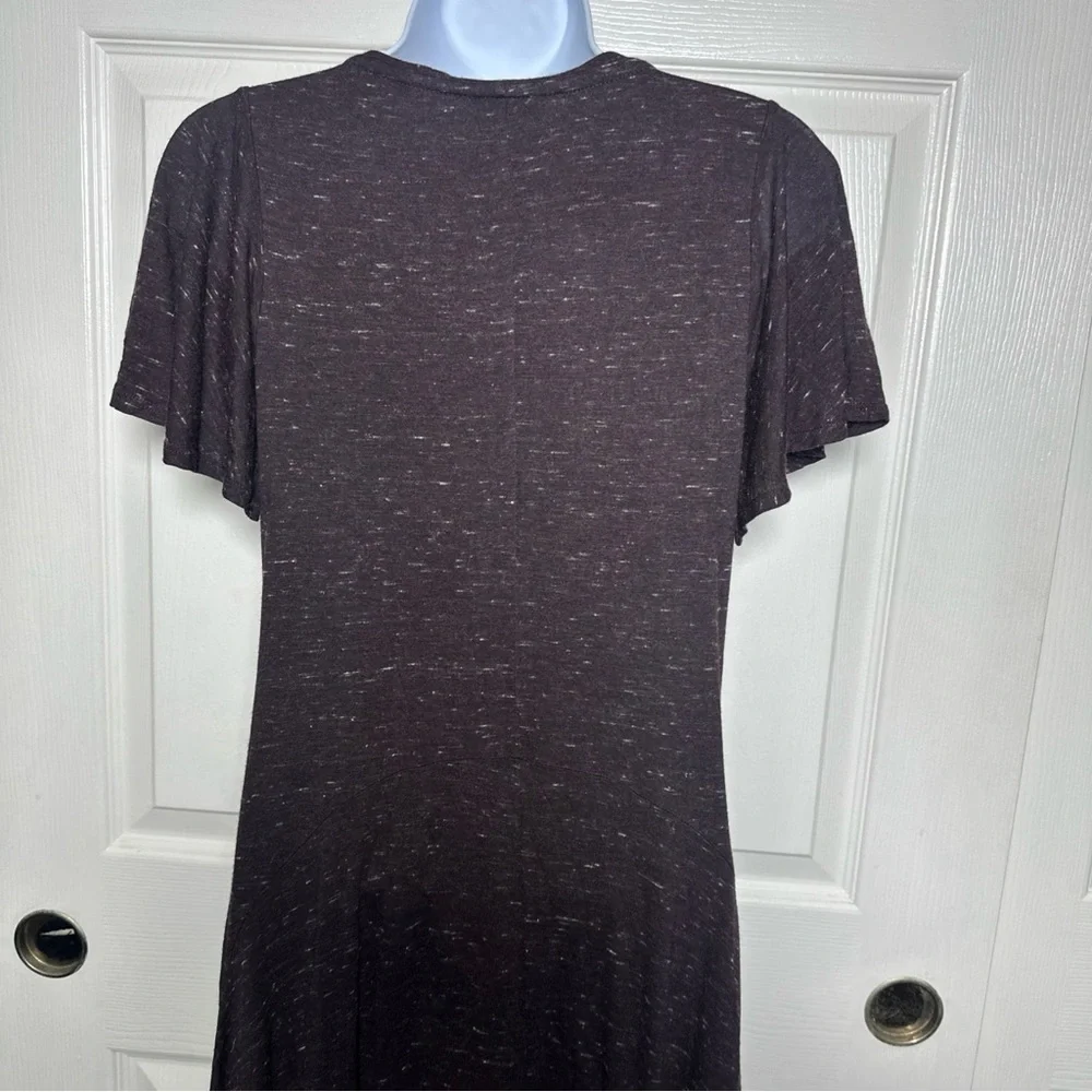 Dolan Anthropologie Women’s Small Melanie Maroon Sun Dress Asymmetrical Y2K Boho - Picture 10 of 15
